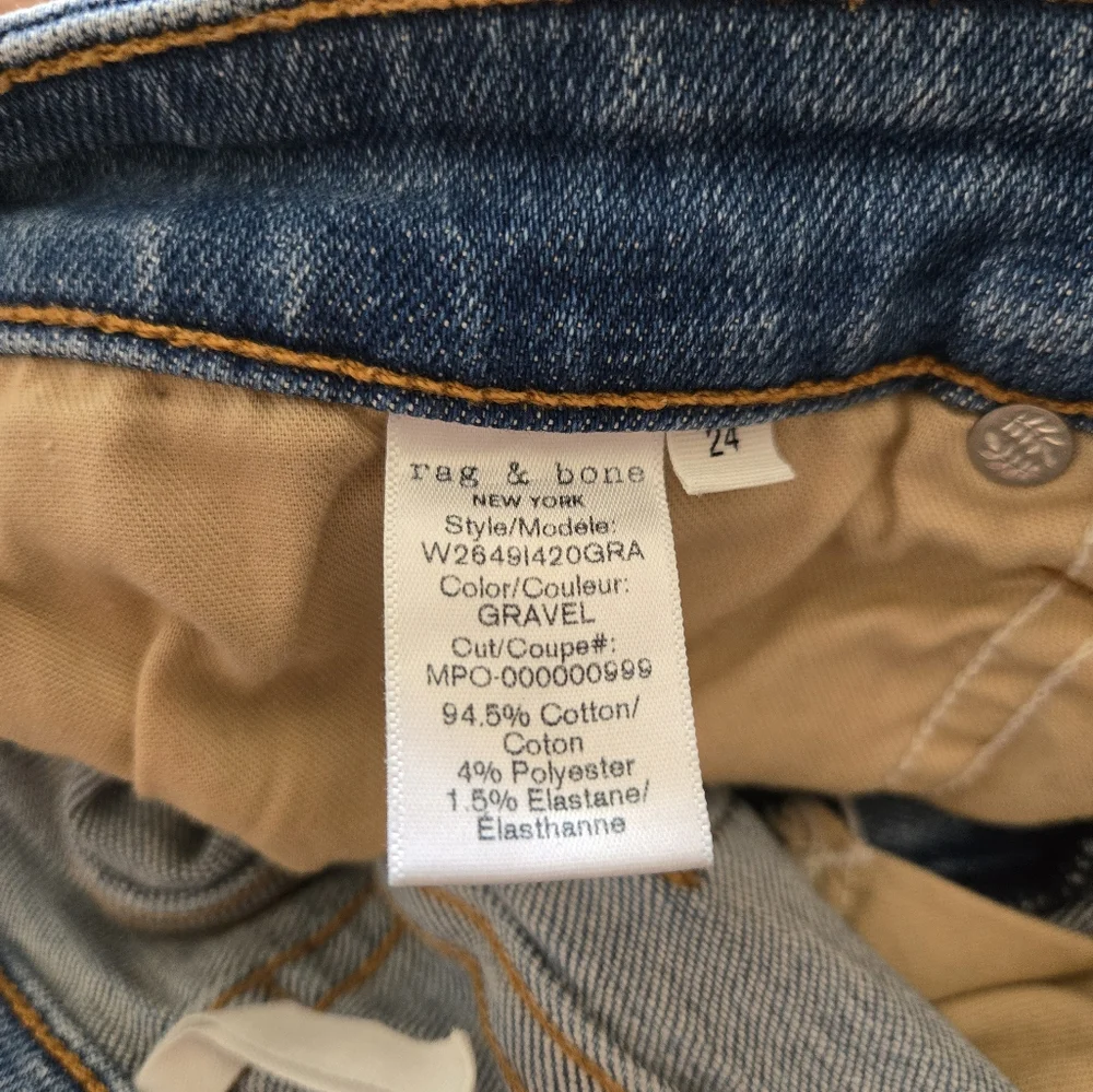 Rag And Bone Nina High-Rise Ankel Flare Jeans.